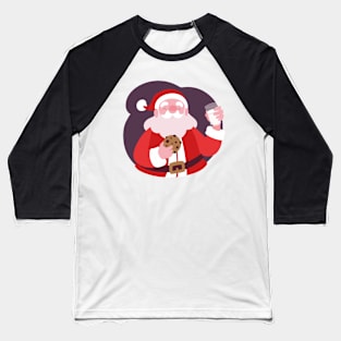 santa drink Baseball T-Shirt